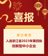 喜报|浙江尊龙凯时人生就是搏入选浙江省2023年第四批创新型中小企业名单